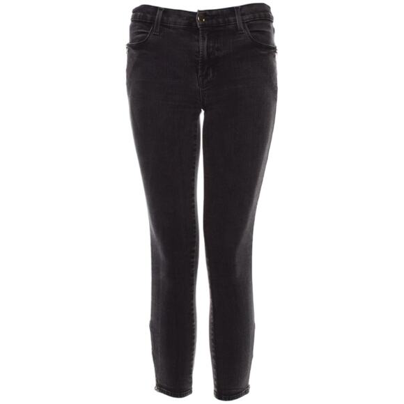 J Brand Grey Mid-Rise Skinny Leg Jeans, US27 - Picture 1 of 9